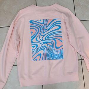 Free Assembly Graphic V-Neck Sweater